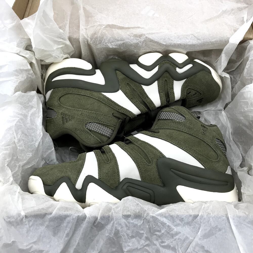 NEW Adidas Crazy 8 Olive Strata Basketball Shoes M 10.5US / W 11.5US Suede NIB - Picture 10 of 14